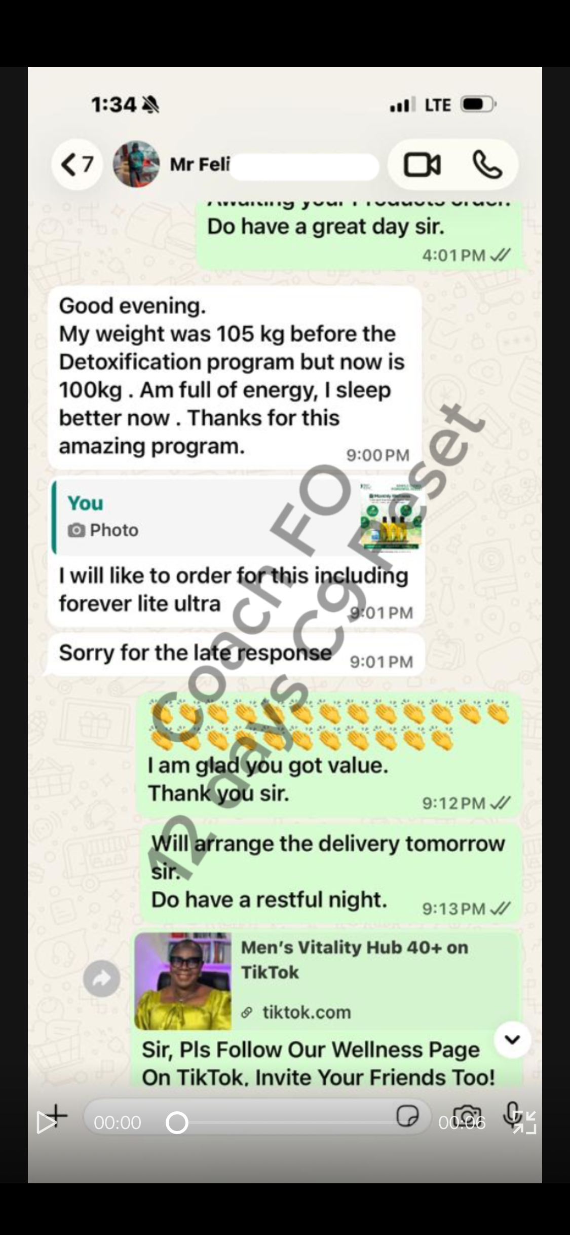 WhatsApp testimonial screenshot 3